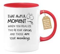 quotedazur Café-Croissant - Manager Custom Coffee Mug - That Awful Moment When You Realize This is Your - Modern Humorous Gift