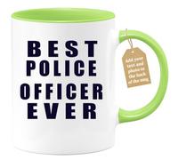 quotedazur Café-Croissant - Retirement Custom Coffee Mug - What Do You Call A Person Who is Happy On Monday? - Modern Humorous Retirement Gift