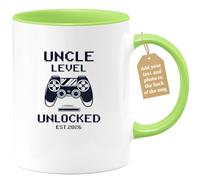quotedazur Café-Croissant - Uncle Custom Coffee Mug - The G - Modern Humorous Nephew Gift