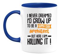 quotedazur - Mug for Cool Architect - The Perfect Retirement Gift - Personalized Men Colleague - Original Job Birthday, Christmas, Thank You