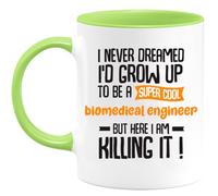 quotedazur - Mug for Cool Biomedical Engineer - The Perfect Retirement Gift - Personalized Men Colleague - Original Job Birthday, Christmas, Thank You