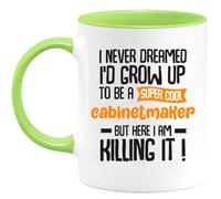 quotedazur - Mug for Cool Cabinetmaker - The Perfect Retirement Gift - Personalized Men Colleague - Original Job Birthday, Christmas, Thank You