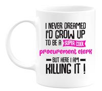 quotedazur - Mug for Cool Procurement Clerk - The Perfect Retirement Gift A - Company Leaving - Original Birthday, Christmas, Thank You, Job