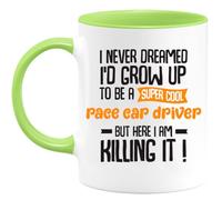 quotedazur - Mug for Cool Race car Driver - The Perfect Sportsman Gift Motor Racing Lovers - Personalized Men - Original Birthday, Christmas, Thank You, Sports