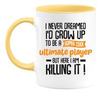 quotedazur - Mug for Cool Ultimate Player - The Perfect Sportsman Gift Frisbee Lovers - Personalized Men - Original Birthday, Christmas, Thank You, Sports