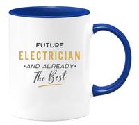 quotedazur - Mug Future Electrician and Already The Best Gift for Electricians, Graduation, New Job, Fun Celebrations