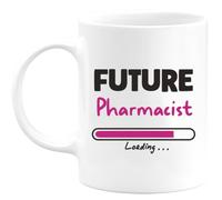 quotedazur - Mug Future Pharmacist - Gift for Future Pharmacist - New Job - Promotion - Congratulations - Perfect Cup for Christmas Birthday Future Pharmacist