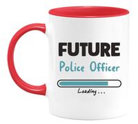 quotedazur - Mug Future Police Officer - Present for - New Job - Promotion - Congratulations - Perfect Cup Christmas Birthday