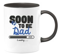 quotedazur - Mug Soon to Be Dad in 2025 - It's A Baby Girl Announcement - Funny New for Expecting Fathers, Shower, Gender Reveal, Father’ Day Gift