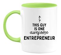 quotedazur - Mug This Guy is One Awesome Entrepreneur - The Gift for Your - Personalized - Original Birthday, Christmas, Congratulations