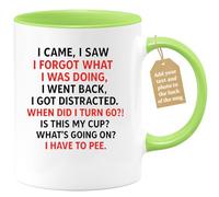 quotedazur Personalized Custom Coffee Mug Funny 60th Birthday Gifts for Women Men, Gag 60 Year Old Birthday Gifts for Her Him, Bday Idea 1966 Coffee Cup