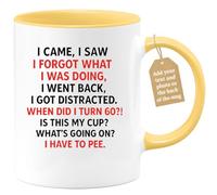 quotedazur Personalized Custom Coffee Mug Funny 60th Birthday Gifts for Women Men, Gag 60 Year Old Birthday Gifts for Her Him, Bday Idea 1966 Coffee Cup