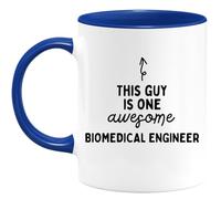 quotedazur - Personalized Custom Coffee Mug This Guy is One Awesome Biomedical Engineer - The Present for Your - Personalized - Original Birthday, Christmas, Congratulations