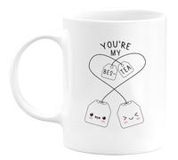 quotedazur - Personalized Custom Coffee Mug You're My Bestea - Cup Best Friend Loves Tea - Lover's Gift - Time - Birthday Christmas - Present - Woman/Man