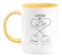 quotedazur - Personalized Custom Coffee Mug You're My Bestea - Cup Best Friend Loves Tea - Lover's Gift - Time - Birthday Christmas - Present - Woman/Man