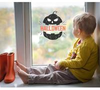 QuoteMyWall Halloween Text Pumpkin Mouth Window Sticker
