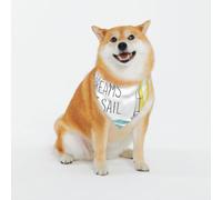 Quotes Let Your Dreams Set Sail Print Classic Prints & Washable Scarves For Stylish Dogs And Cats Personalized Dog Bandanas - Stylish Pet Scarf For Medium To Large Dogs