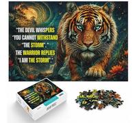 Quotes The Devil Whisper Adult Jigsaw 1000pcs (52x38cm) | Enjoy a jigsaw challenge for adults on rainy days for screen-free time.