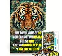 Quotes The Devil Whisper Jigsaw 1000 Pieces for Teenagers Strengthen Memory Relaxing Fun Smooth Edge Santa Wish List (50x75cm)