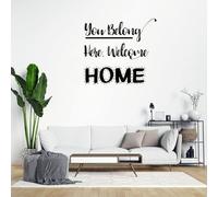 Quotes Wall Decal Vinyl You Belong Here Welcome Home Modern Wall Decor Art Decals Nursery Removable Wall Decor for Bedroom Living Room Kitchen 18"