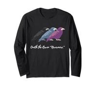 Quoth The Raven Nevermore | Edgar Allen Poe Quote T-Shirt Long Sleeve T-Shirt