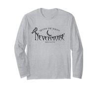 Quoth The Raven Nevermore Gothic Raven Moon and The Stars Long Sleeve T-Shirt