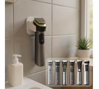 Quoti3d Universal Wall Mount for Trimmer - Compatible with Philips Multigroom Series 5000 7000 9000 - Removable - Adhesive Fixing - Space-Saving Bathroom Holder