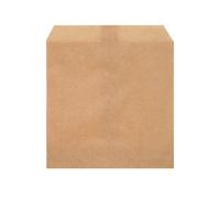 Quotidian Brown Flat Square Glassine Paper Bags Envelope 5" x 5" (13 x 13cm) Pack of 100 - Decorative Cookies Christmas Journals Flower Gifts