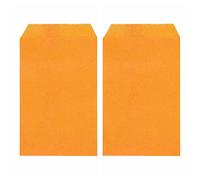 Quotidian Gold Flat Mini Greaseproof Paper Envelope Bags 2 3/4" x 4 1/2" (7 x 11.5cm) Pack of 100 - Wraps Baggies Merchandise Bakery Crafts