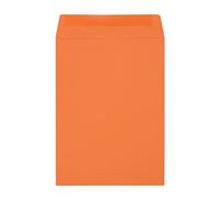 Quotidian Orange Self Seal Flat A6 Italian Recycled Paper Envelopes 4 3/4" x 6 1/2" (12 x 16.5cm) Pack of 50 - Cards Invitations Wedding Confetti Photos Party Favors