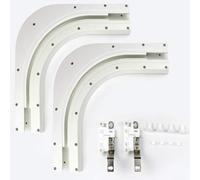 Quoya QL500 Smart Curtain Track- All Accessories (90 Degree Bend Set) (FOR QL500 MODEL ONLY) (NOT compatible with QL600 and AT5810)