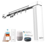 Quoya QL500 Smart Curtains System, Electric Curtain Track with Automated Rail【Motorized and Adjustable Tracks/Rod/Pole (up to 7 metres 】【WiFi Motor compatible with Alexa,Google,Siri】