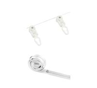 Quoya QL600/AT5810 Smart Electric Curtain Track- 7 metre S-Wave Ripple set (For up to 7 metre track, 80mm gap between runners, 145mm between buckle) (DOES NOT WORK WITH QL500 model)
