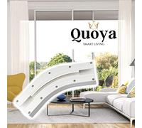 QUOYA Smart Electric Curtain Track- 135 Degree Bend set (FOR MODEL AT5810 and QL600) (NOT COMPATIBLE WITH QL500)