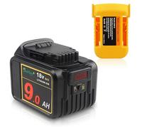 QUPERR DCB184 18V 9.0Ah XR Lithium Battery Compatible with Dewalt 18V Tools, Replacement for DCB182 DCB200 DCB180 DCB181 DCB201, with XJ Connector for Dewalt Battery