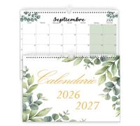 Qupuce Wall Calendar for Fridge Spanish 2026 32 x 22 cm, Magnet Wall Calendar Palnner 2026 - Nov. 25 to Dec. 26 - Monthly Planner (Spanish)