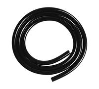 QuQuyi 3/4" (19mm) ID x 1" OD High Temperature Silicone Vacuum Tubing Hose Black Upgrade Extended Version Pure Silicon Tube Air Hose Water Pipe for Pump Transfer, 16.4ft Length