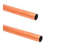 Ququyi Copper Tube 5/8” OD × 9/16" ID Seamless Round Pipe Tubing (300mm),2Pcs