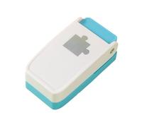 QUR 1 PCS Puzzle Punch Blue & White Metal+Plastic for Personalized Jigsaw Puzzle Custom Photo Puzzle Making Tool