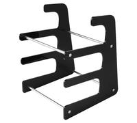 QUR 3-Tier Mechanical Keyboard Holder Display Stand Keyboard Shelf for Storage Three Mechanical Keyboard Easy Install Easy to Use Black