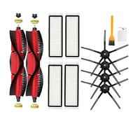 QUR All Sets Main Brush Side Brush HEPA Filter Mop Cloth Replacement for S6 MaxV Vacuum Parts