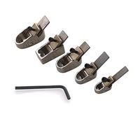 QUR Violin Thumb Planing Violin Making Tool with Adjustable Wrench Copper Planing Finger Planing Tool for Pianist,Silver