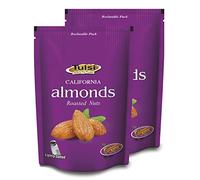 QURA California Almonds Roasted Nuts Lightly Salted 400g (200g x 2)