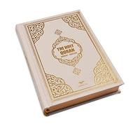 Quran in English and Arabic Text - The Holy Quran with Tajweed, Color Coded, Hardcover Transliteration (White)