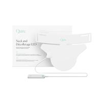 Qure LED Neck & Décolletage Mask, Light Therapy Device for Neck & Chest Skin Care - Red, Blue, Amber & Infrared Wavelengths for Home Use, Comfortable & Easy Skincare