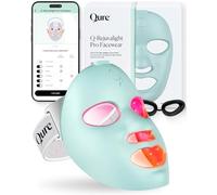 Qure LED Skin Care Face Mask With 5 Different Modes (Red Light Therapy, Amber Light & Blue Light Therapy) One Device with Customizable Settings & Treatments. Perfect For At Home Use LED Facial Therapy