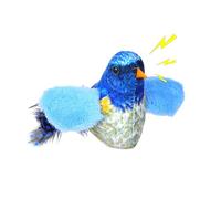 Qurygin 2 Pieces 14×5.5cm Chirping Bird Cat Toy, Flying Flapping Birds Toys For Cats, Automatic Chirping Kitten Toyes, Flapping Wings Catnip Electronic Toys, Simulation Singing Tooy