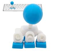 Qurygin 3 Pieces Keyboard Joystick, 6.6x5x6.4cm 3D Printed Keyboard Joystick Keycap, Joysticks For Keycap Keyboards, Directional Key Mod For Mechanical Keyboards Adult Teens Students