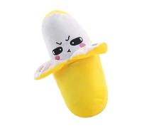Qurygin Banana Plush Toy, 16x10x7cm Touch-Sensor Soft Interactive Music Beat Piano Plush Toy, Banana Interactive Doll, Plushs Musical Toys, Sensory Activity Learning Educational Kid Plaything