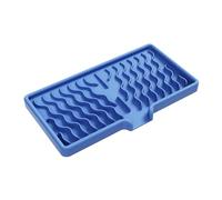 Qurygin Bathroom Soap Tray | Silicone Draining Bar Soap Dish | Quick-Drying Organizer Kitchen Accessories for Perfume Kitchen Home Travel Sink Toiletries Shampoo Sponge Countertops Lotion